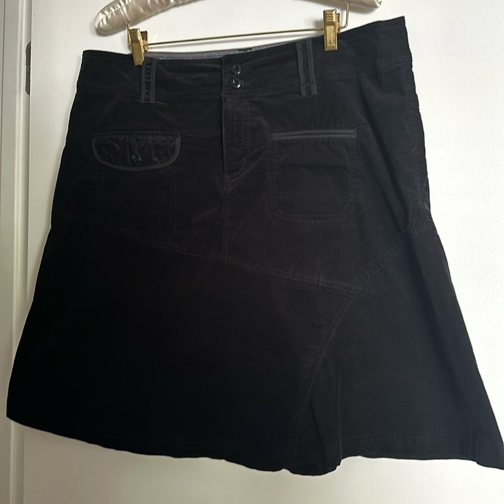 LOLë Stretch Corduroy “Skater Skirt”